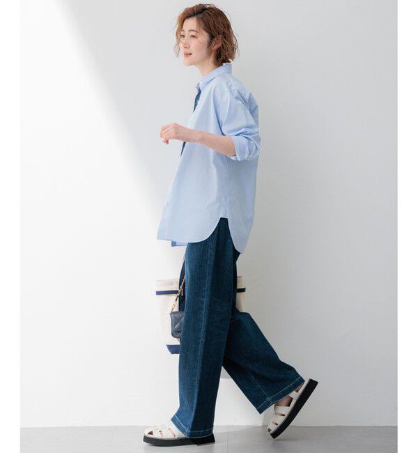 23区「【Oggi4月号掲載/洗える】CANCLINI ベーシック シャツ」|シャツ・ブラウス|