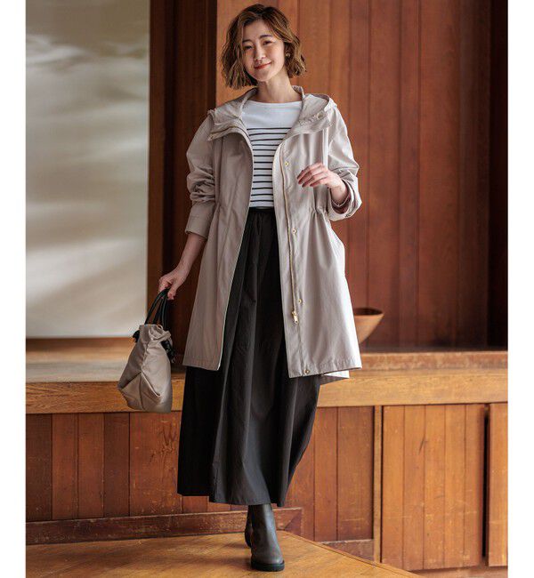 23区「【洗える】ナイロンコットンポプリン スカート」|スカート|