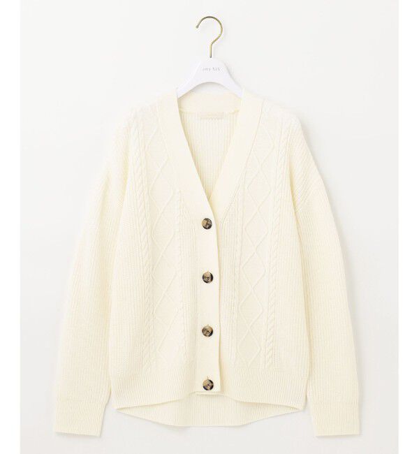 any SiS「【洗える】スフレケーブルミックス カーディガン」|カーディガン|