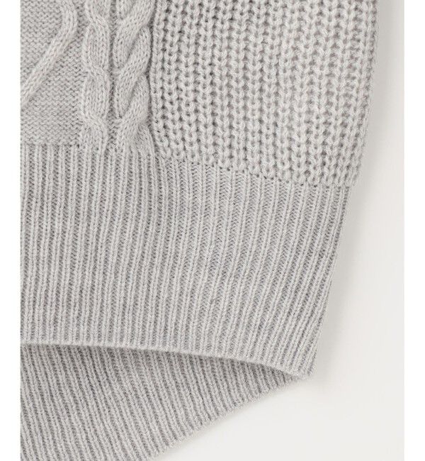 any SiS「【洗える】スフレケーブルミックス カーディガン」|カーディガン|