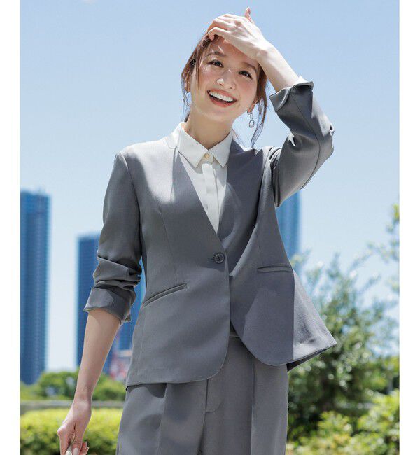 ANY SIS「【セットアップ可】イージーケアライト ジャケット」|その他|グレー