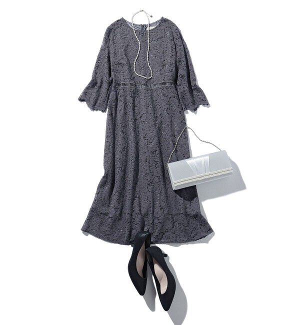 any SiS「【洗える】総レース ワンピース」|ドレス|