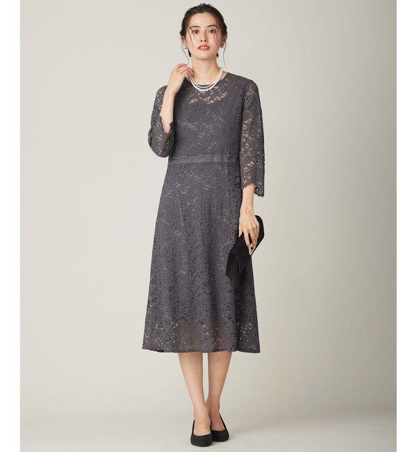 any SiS「【洗える】総レース ワンピース」|ドレス|