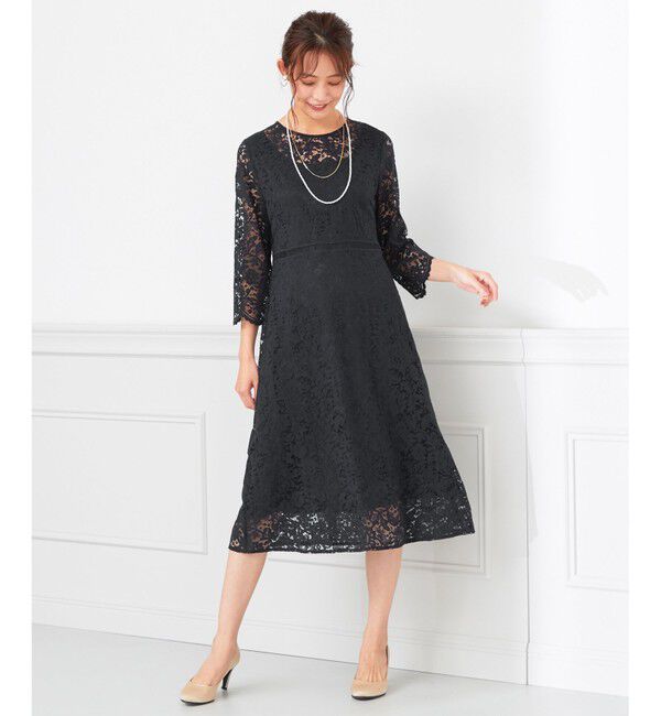 any SiS「【洗える】総レース ワンピース」|ドレス|