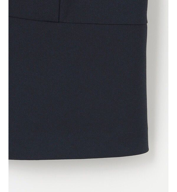 ANY SIS「【UVカット・接触冷感・吸水速乾】スマートビューティストレッチ ペプラムショート ジャケット」|ノーカラージャケット|