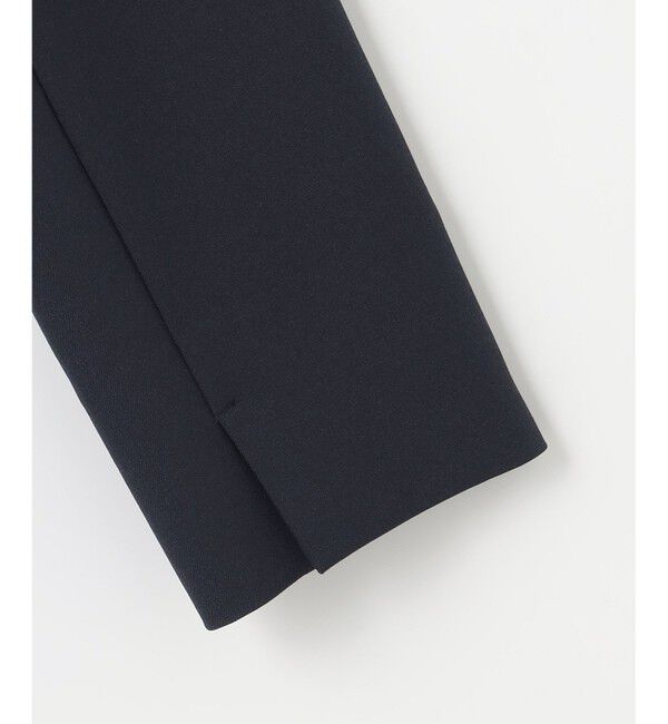 ANY SIS「【UVカット・接触冷感・吸水速乾】スマートビューティストレッチ ペプラムショート ジャケット」|ノーカラージャケット|