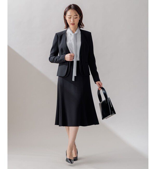 BEIGE,「CINDY / ダブルカラージャケット」|ノーカラージャケット|