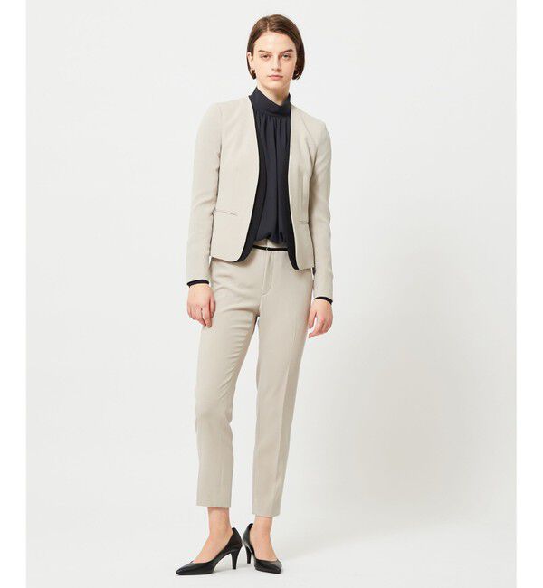 BEIGE,「CINDY / ダブルカラージャケット」|ノーカラージャケット|