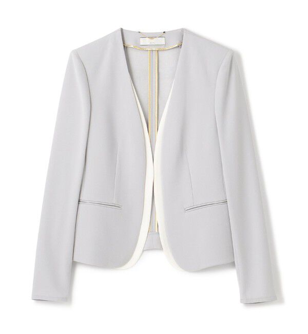 BEIGE,「CINDY / ダブルカラージャケット」|ノーカラージャケット|