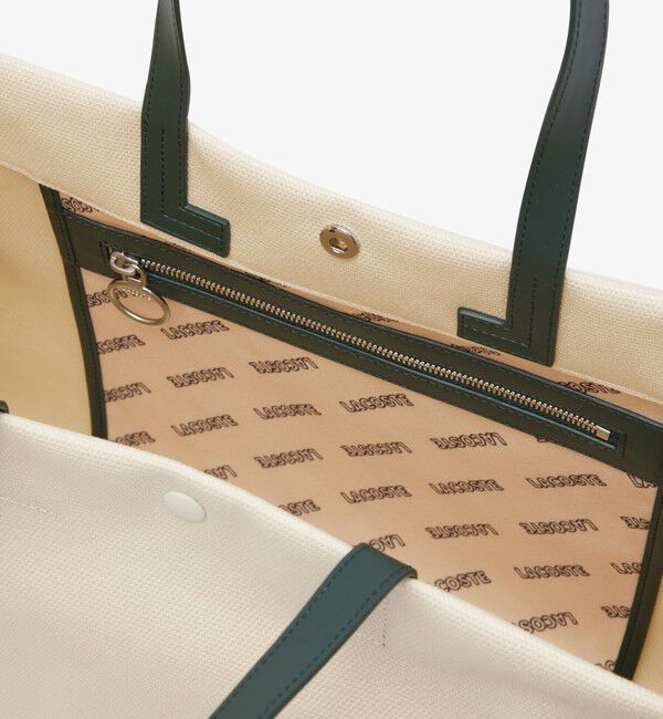 LACOSTE「ヘリテージキャンバス テニススタイルトートバッグ」|トートバッグ|