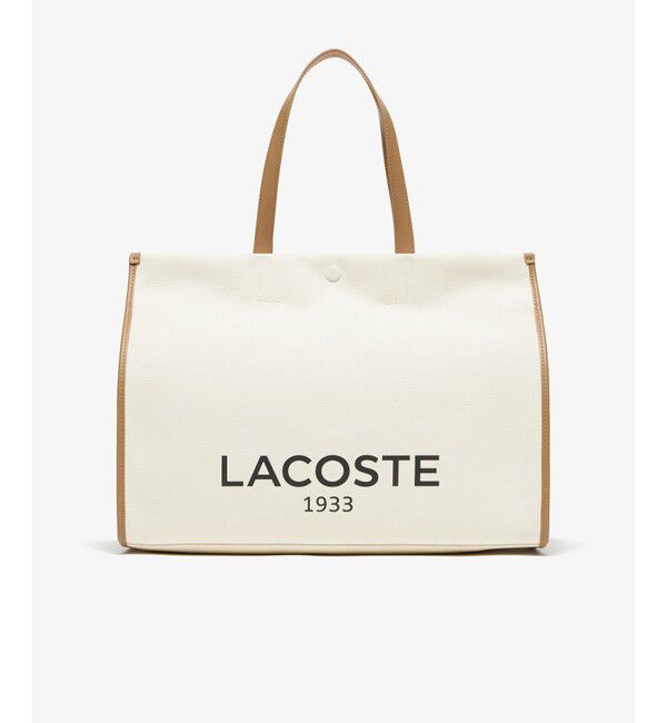 LACOSTE「ヘリテージキャンバス テニススタイルトートバッグ」|トートバッグ|