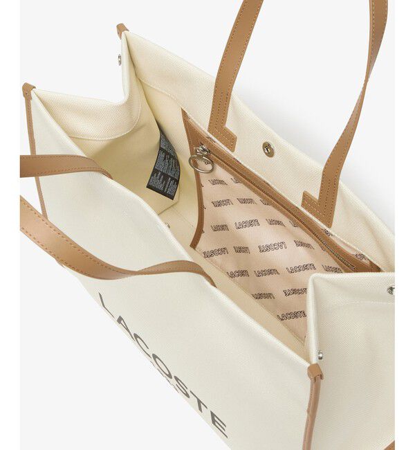 LACOSTE「ヘリテージキャンバス テニススタイルトートバッグ」|トートバッグ|