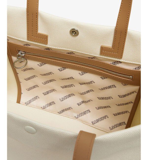 LACOSTE「ヘリテージキャンバス テニススタイルトートバッグ」|トートバッグ|