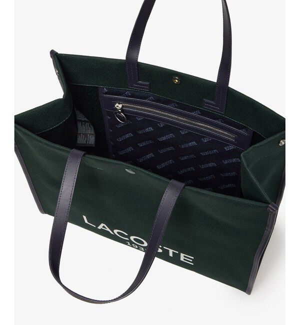 LACOSTE「ヘリテージキャンバス テニススタイルトートバッグ」|トートバッグ|
