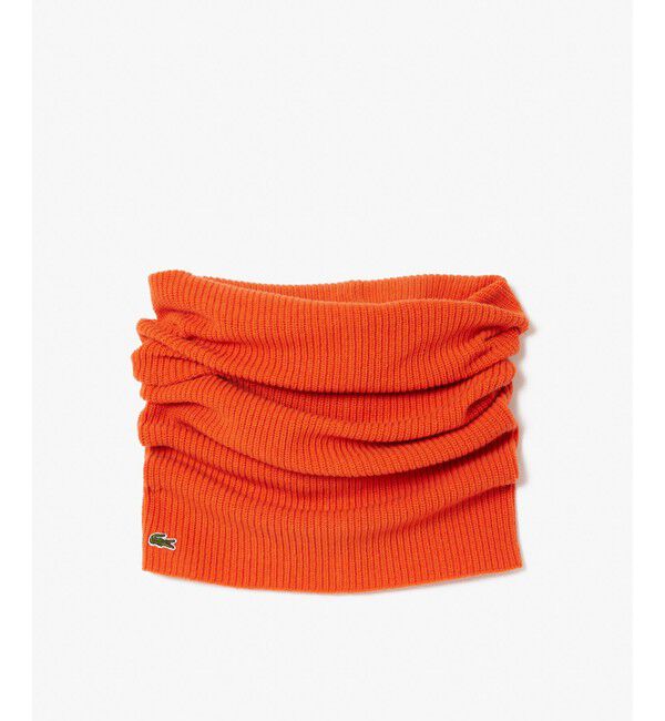 LACOSTE「スムースタッチ カシミヤニットネックゲイター / ネックウォーマー スヌード」|マフラー|