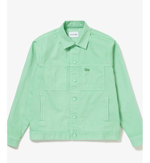 LACOSTE「11.5oz ボックスカラーデニムジャケット」|デニムジャケット|