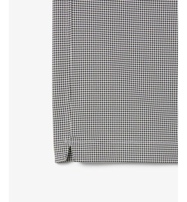 LACOSTE「消臭・速乾・UVカットマイクロチェックポロシャツ」|ポロシャツ|