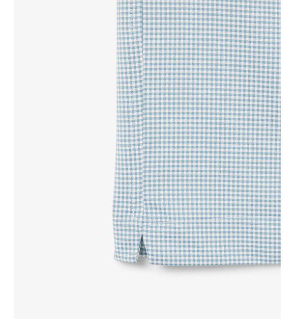 LACOSTE「消臭・速乾・UVカットマイクロチェックポロシャツ」|ポロシャツ|