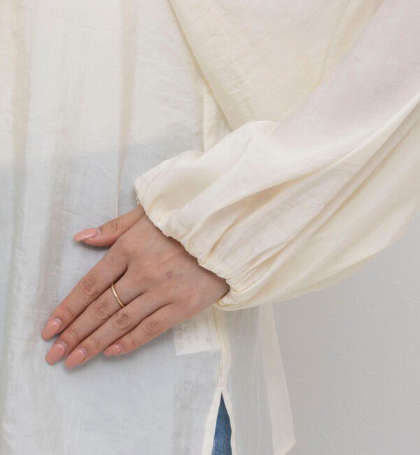 NOLLEY'S sophi「シアー割繊2WAYギャザーブラウス」|シャツ・ブラウス|