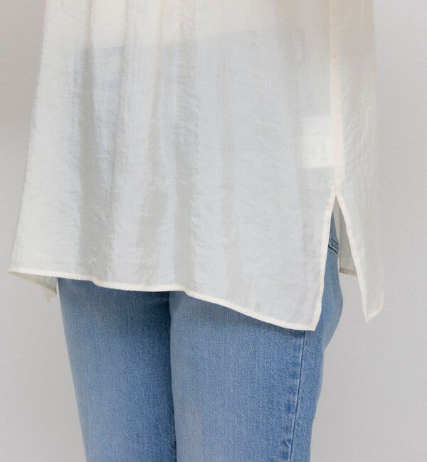 NOLLEY'S sophi「シアー割繊2WAYギャザーブラウス」|シャツ・ブラウス|