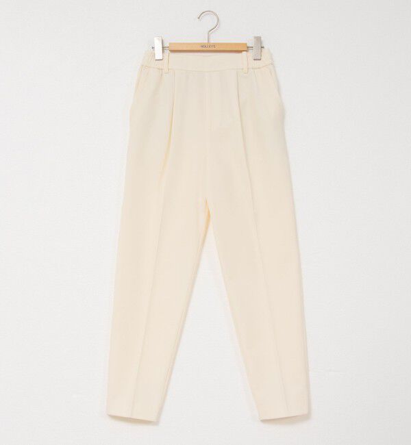 NOLLEY'S「ウォッシャブル裏起毛イージーテーパードパンツ」|チノ|