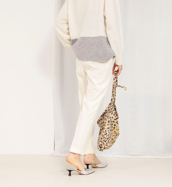 NOLLEY'S「ウォッシャブル裏起毛イージーテーパードパンツ」|チノ|