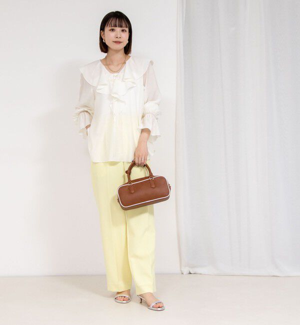 NOLLEY'S sophi「シアーラッフルブラウス」|シャツ・ブラウス|