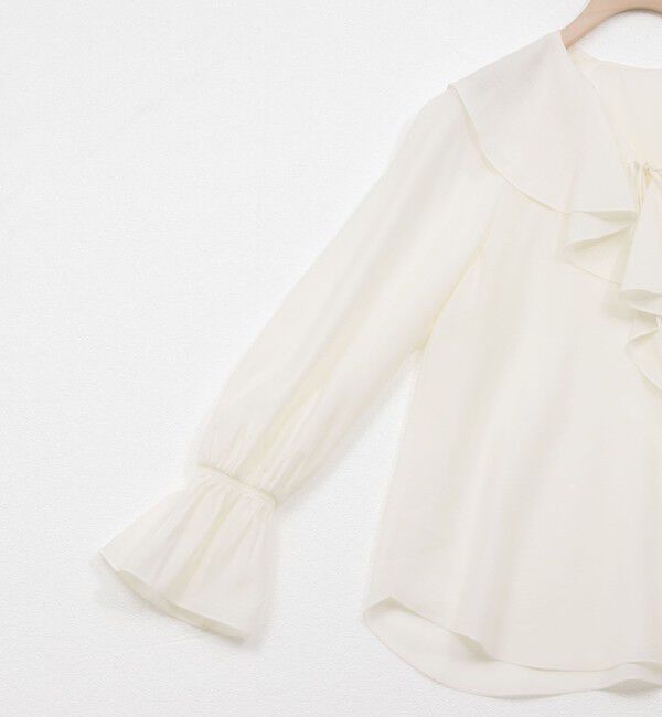 NOLLEY'S sophi「シアーラッフルブラウス」|シャツ・ブラウス|