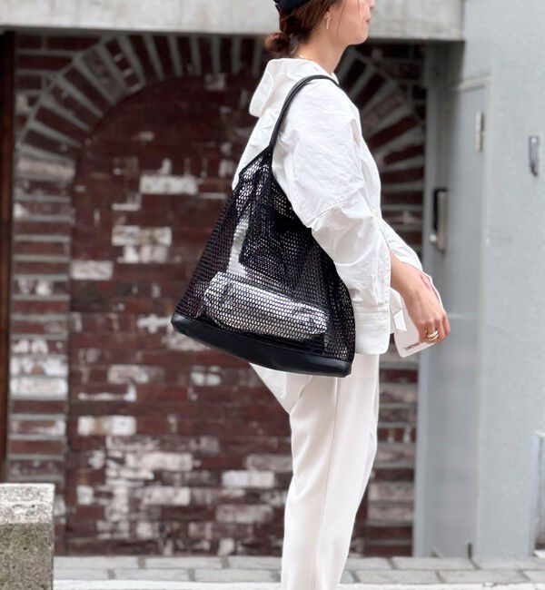 NOLLEY'S「メッシュトート（ポーチ・チャーム付）」|ショルダー・メッセンジャー|