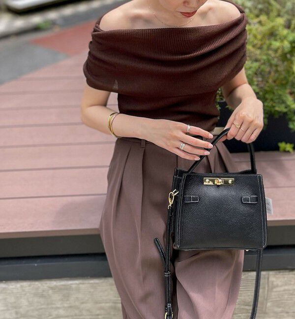 NOLLEY'S sophi「◇【WEB限定カラーあり】《手洗い可能》シアーオフショルプルオーバーニット」|ニット・セーター|ブラウン