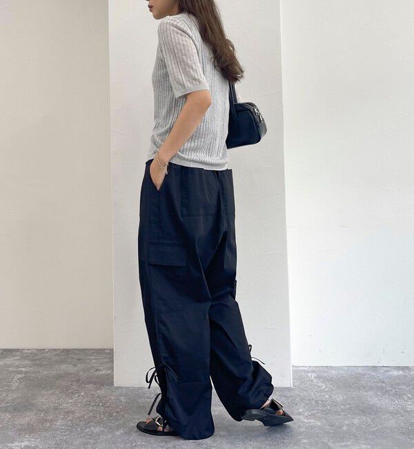 fredy emue「【インフルエンサー別注カラーあり】シアーリブ半袖シャツカーディガン」|カーディガン|