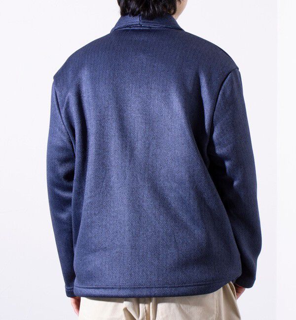 GLOSTER「【GLOSTER/グロスター】カチオンフリースボンディング くるみボタン ショールカーディガン」|カーディガン|