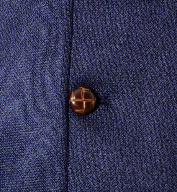 GLOSTER「【GLOSTER/グロスター】カチオンフリースボンディング くるみボタン ショールカーディガン」|カーディガン|