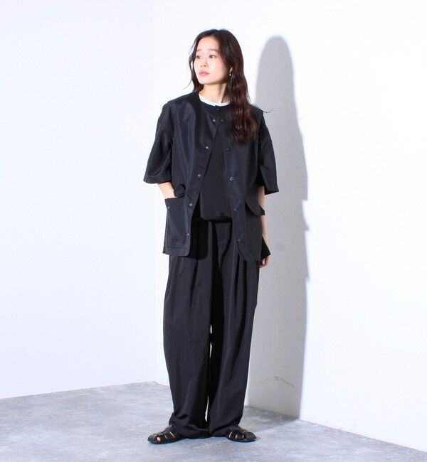 GLOSTER「【TAION/タイオン】ミリタリー Ripstop  クルーネック リバーシブルベスト」|ベスト・ジレ|