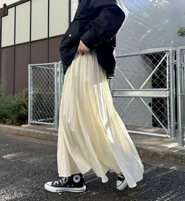 fredy emue「シルキーレーヨンフレアスカート」|フレア|
