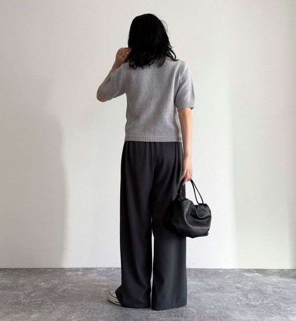 fredy emue「テープヤーン半袖ニットジャケット」|カーディガン|