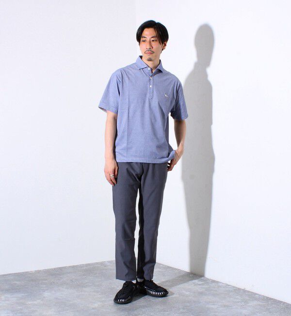 GLOSTER「【GLOSTER/グロスター】フレンチブルドッグ刺繍 DADDYポロシャツ」|ポロシャツ|