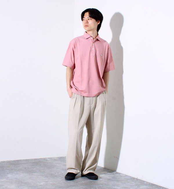 GLOSTER「【GLOSTER/グロスター】フレンチブルドッグ刺繍 DADDYポロシャツ」|ポロシャツ|