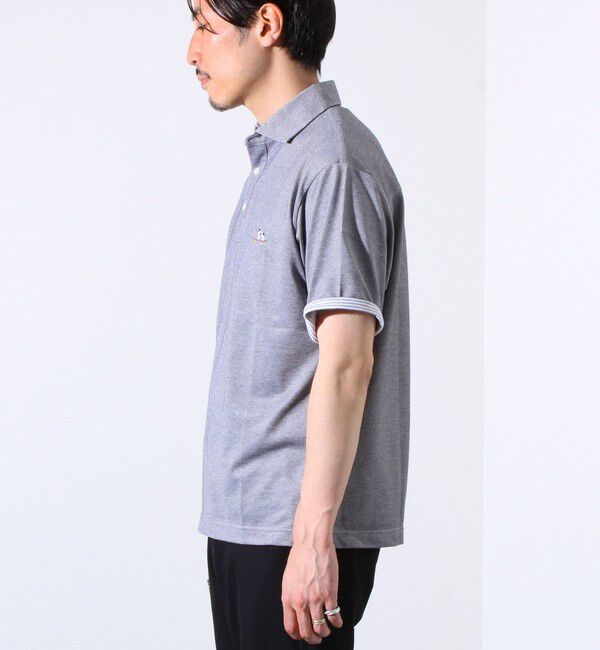 GLOSTER「【GLOSTER/グロスター】フレンチブルドッグ刺繍 DADDYポロシャツ」|ポロシャツ|