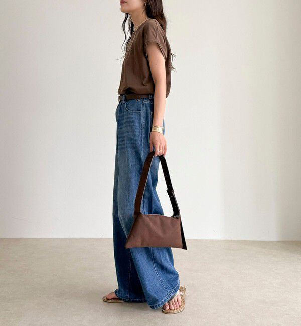 fredy emue「《セットアップ対応》タンブラー鹿の子フレンチTシャツ」|Tシャツ・カットソー|