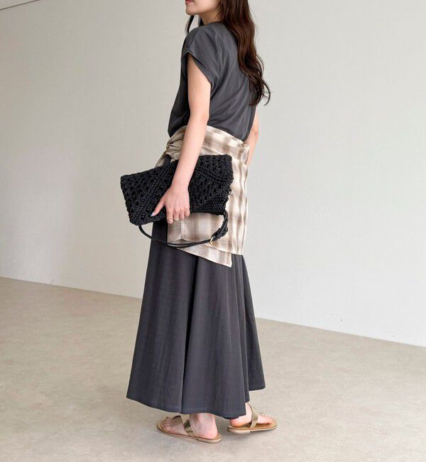 fredy emue「《セットアップ対応》タンブラー鹿の子フレンチTシャツ」|Tシャツ・カットソー|