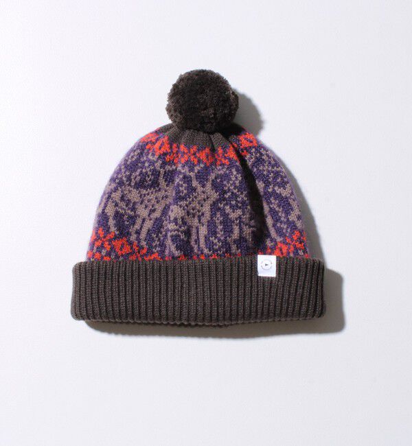 GLOSTER「【halo Commodity/ハロ コモディティー】Fawn Watch」|ニット帽|ブラウン