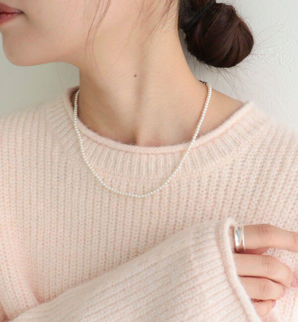 fredy emue「小粒パールリボンネックレス」|ネックレス|