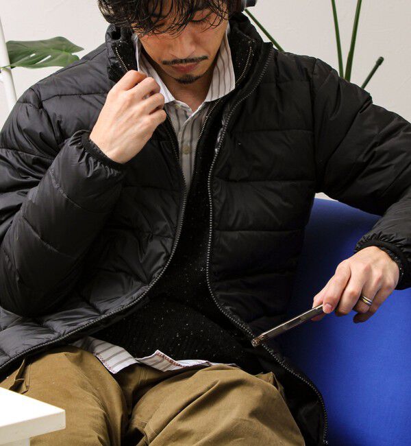 GLOSTER「【冬の大人レイヤードに】ネップハーフジッププルオーバー」|ニット・セーター|