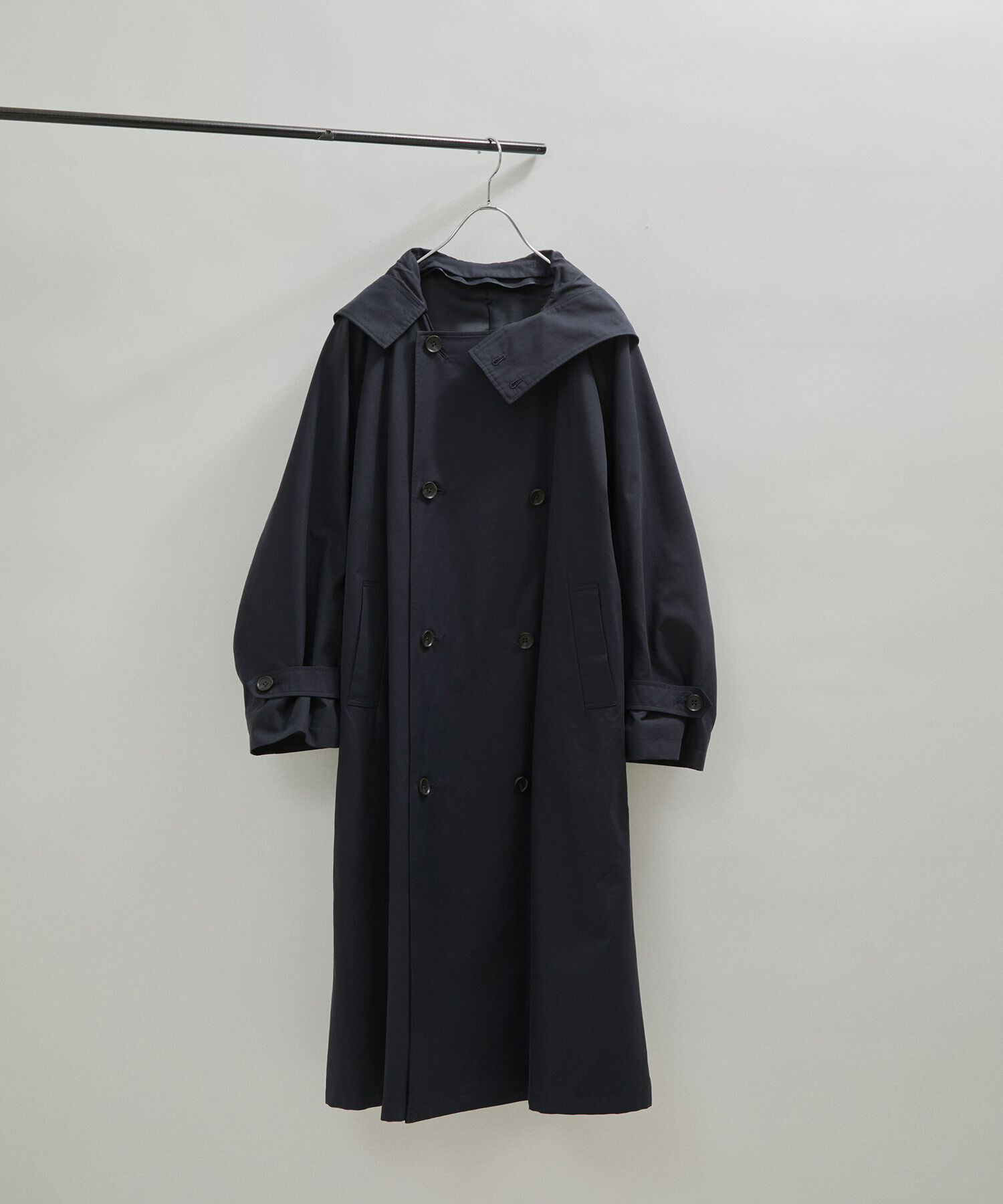 SALON adam et rope'「2WAYフード付きスタンドカラートレンチコート」|トレンチコート|