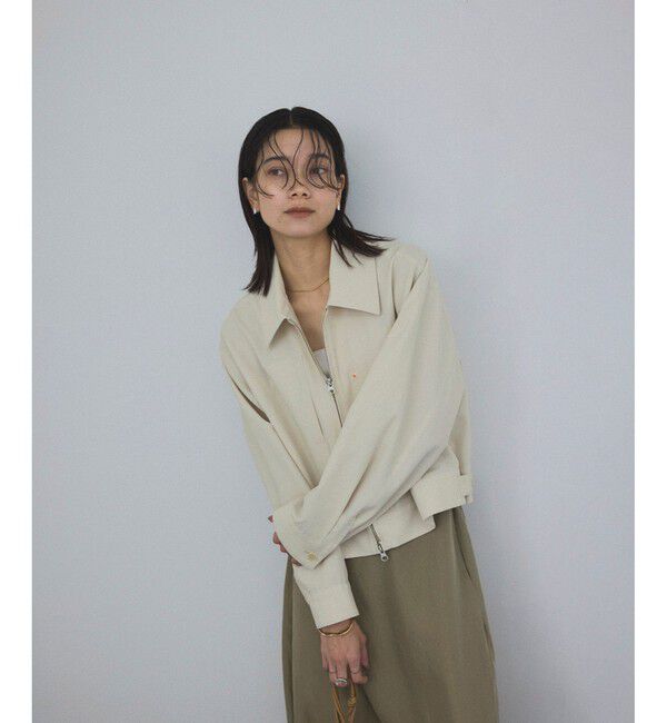 SALON adam et rope'「【セットアップ対応】ビンテージライクジップブルゾン」|ブルゾン・スタジャン|