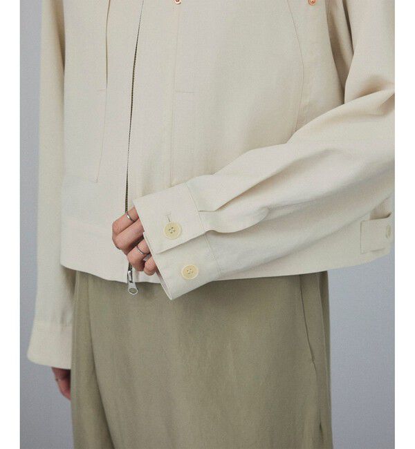 SALON adam et rope'「【セットアップ対応】ビンテージライクジップブルゾン」|ブルゾン・スタジャン|