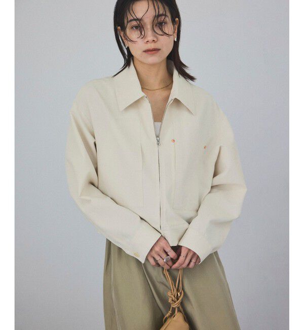 SALON adam et rope'「【セットアップ対応】ビンテージライクジップブルゾン」|ブルゾン・スタジャン|オフサブ