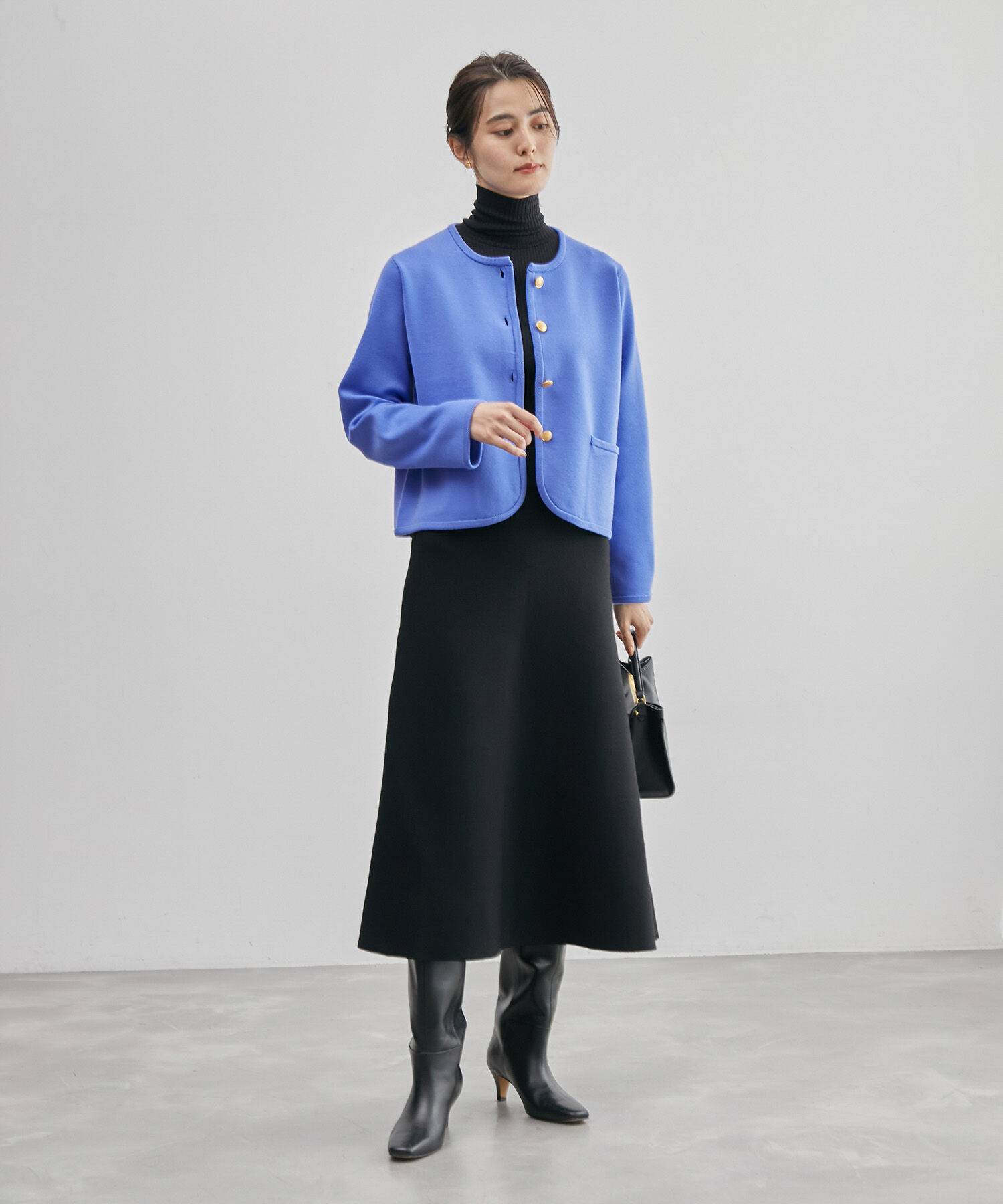 ROPE「スウェットライクニットフレアスカート/セットアップ対応」|スカート|