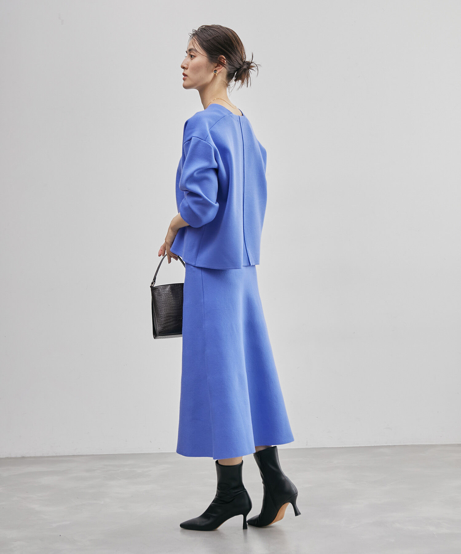 ROPE「スウェットライクニットフレアスカート/セットアップ対応」|スカート|